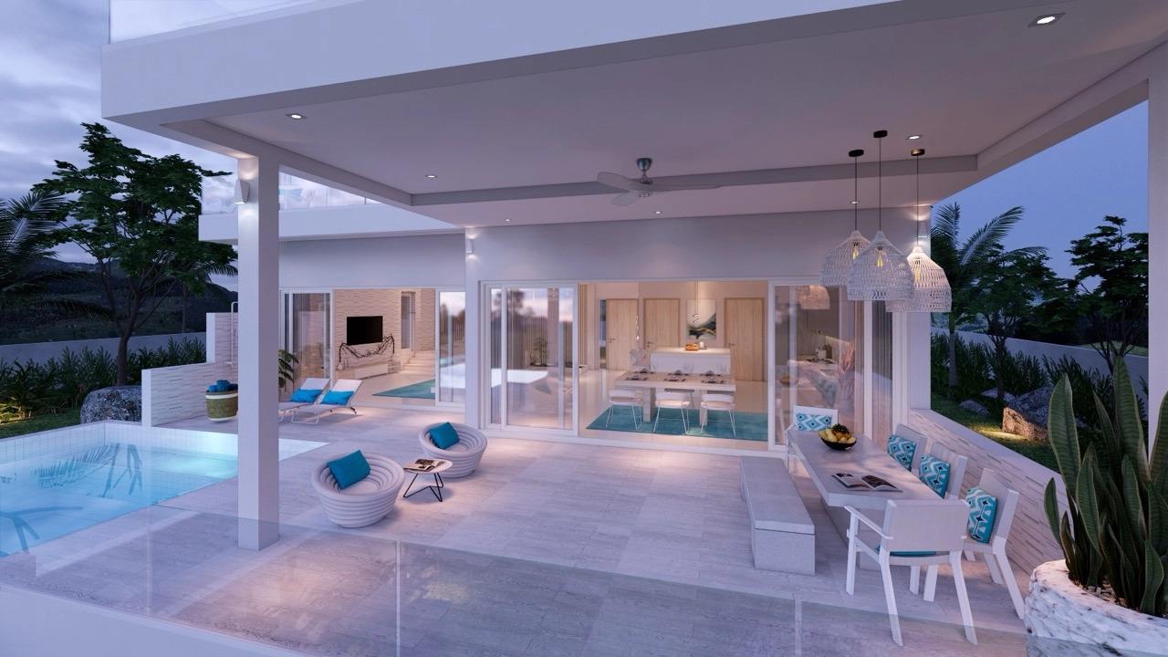 Пентхаус с 3 спальнями в Панган, Таиланд № 69016