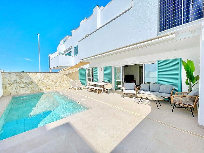 3 غرف نوم بنغالو في Torre de la Horadada, Spain رقم 133180