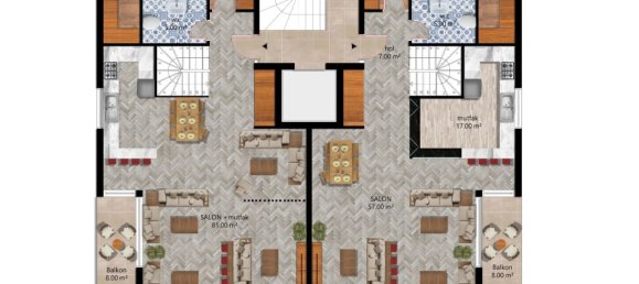 Appartement 2+1 à Antalya, Turkey No. 23252 5