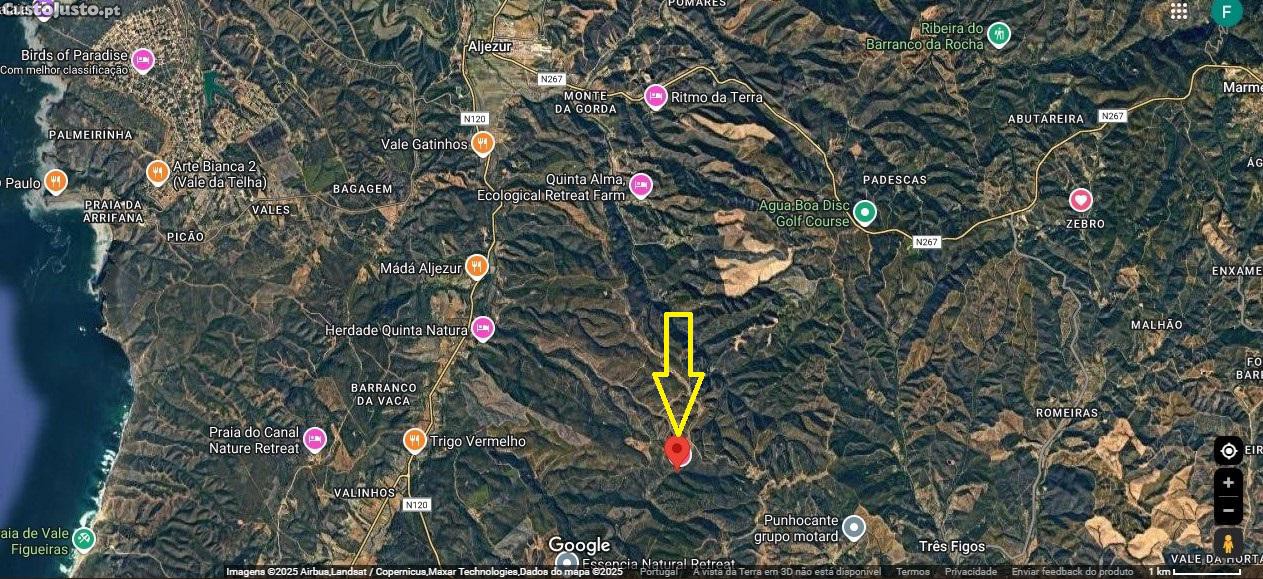 Terreno en Aljezur, Portugal 127 m² No. 202524