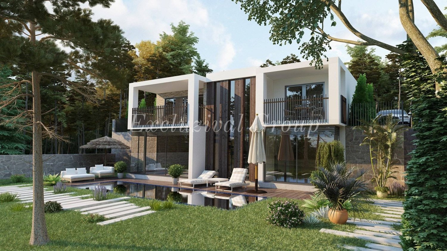 Вилла 3+1 в Бодрум, Турция № 28580