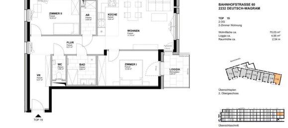 3 rooms Apartment in Deutsch-Wagram, Austria No. 254411 14