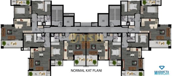 Wohnung 1+1 in Mersin, Turkey, Nr. 31097 10