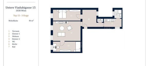 3-Zimmer Wohnung in Wien, Austria, Nr. 242325 10