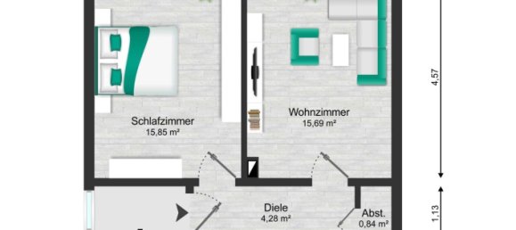 2-salle Appartement à Sachsische Schweiz-Osterzgebirge, Germany No. 225217 20