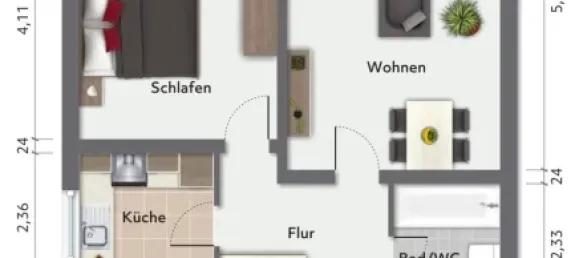 2 Schlafzimmer Wohnung in Wolfenbüttel, Germany, Nr. 73379 21