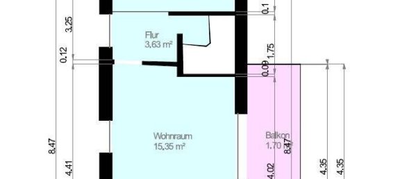 2 rooms Apartment in Wuppertal, Germany No. 15616 20