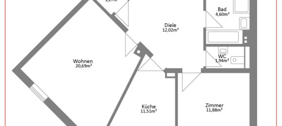 1 غرف نوم شقة في Furstenfeldbruck, Germany رقم 1481 11