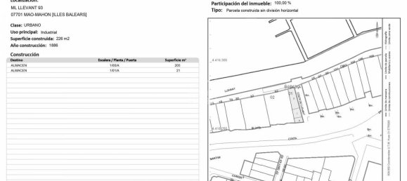226m² Commercial property in Mahon, Spain No. 1626 14