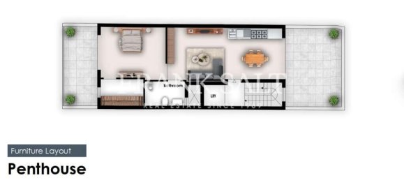 1 غرف نوم بانتهاوس في Qormi, Malta رقم 475 8