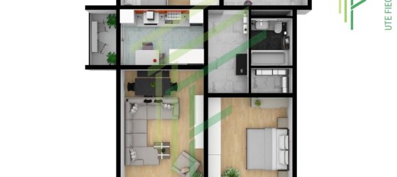 2 Schlafzimmer Wohnung in Offenbach, Germany, Nr. 230282 3