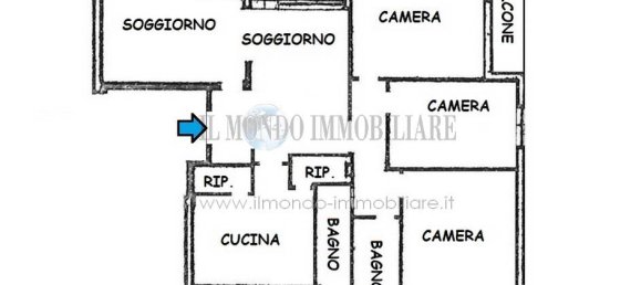 3 غرف نوم بانتهاوس في Florence, Italy رقم 77508 35