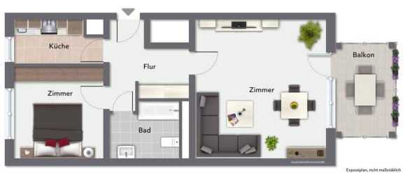 1 bedroom Apartment in Munich, Germany No. 290158 3