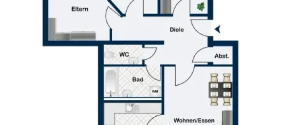 Apartamento de 3 dormitorios en Boblingen, Germany No. 107490 36