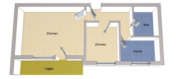 2-Zimmer Wohnung in Wedding, Germany, Nr. 259578 7