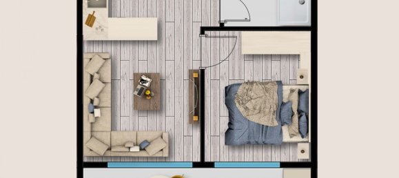 Apartment 1+1 in Mersin, Turkey No. 15445 10