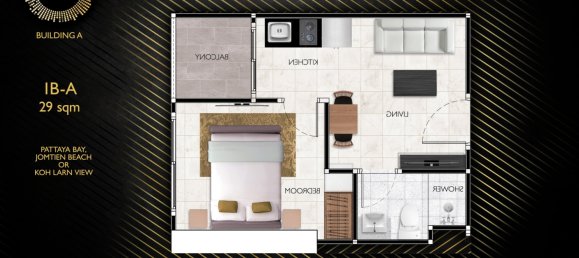 1 bedroom Apartment in Pattaya, Thailand No. 20136 10