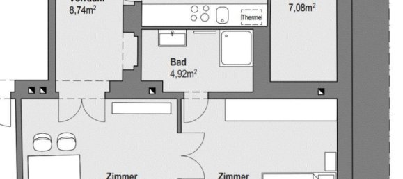 3 rooms Apartment in Meidling, Austria No. 52515 9