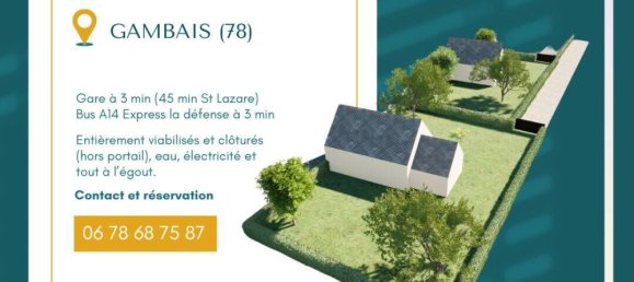 Terreno en Gambais, France 600 m² No. 109975 5