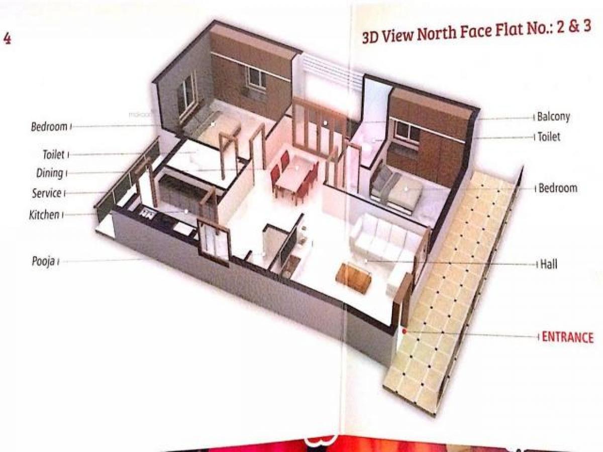 2 bedrooms House in Andhra Pradesh, India No. 18193