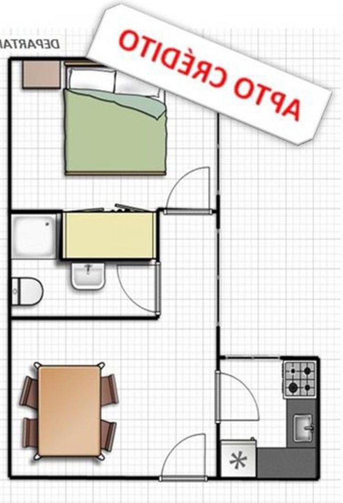 Студия в Мар-дель-Плата, Аргентина № 75220