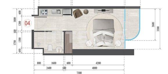 2 Schlafzimmer Wohnung in Jumeirah Village Triangle, UAE, Nr. 47407 10