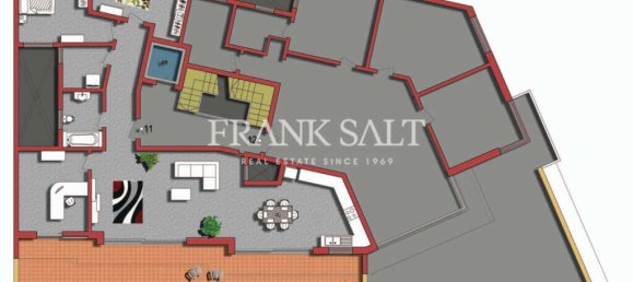 Пентхаус с 2 спальнями в Марсаскала, Мальта № 6373 5