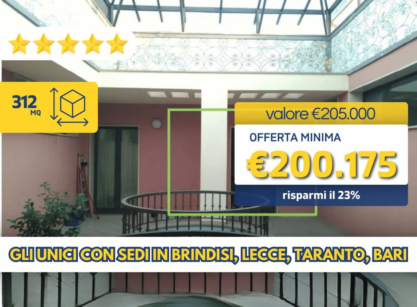 312m² Commercial property in Latiano, Italy No. 381333