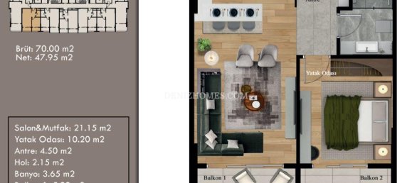 Villa de 5 divisões em Erdemli, Turkey N.º 31762 12