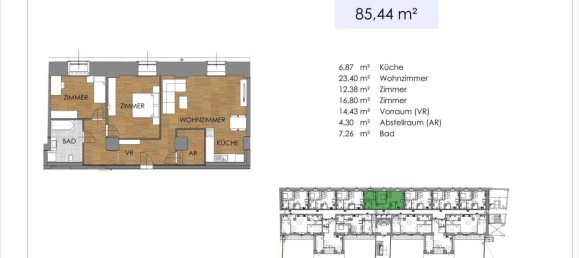 3-salle Appartement à Bruck an der Leitha, Austria No. 195302 43