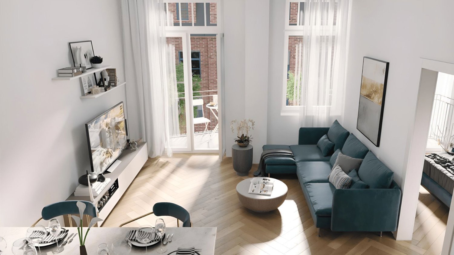 Квартира с 3 комнатами в Вена, Австрия № 129901