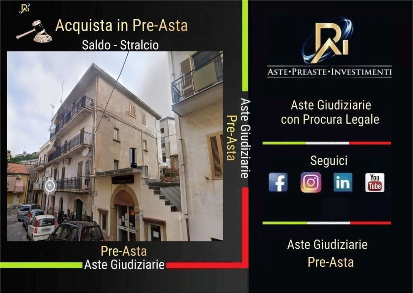 7 rooms Apartment in Paola, Italy No. 186443