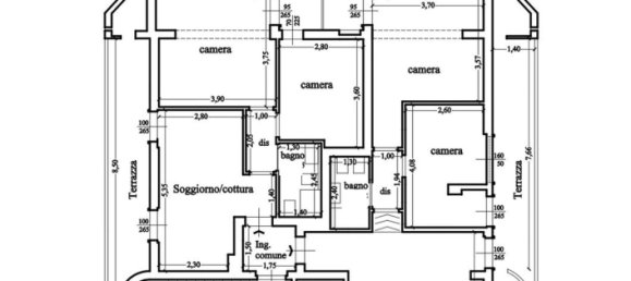 Apartamento de 3 divisões em Florence, Italy N.º 238585 6