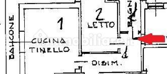 1 bedroom Apartment in Ala di Stura, Italy No. 315292 14