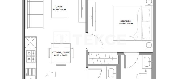 1 Schlafzimmer Wohnung in Umm Al Quwain, UAE, Nr. 97182 4