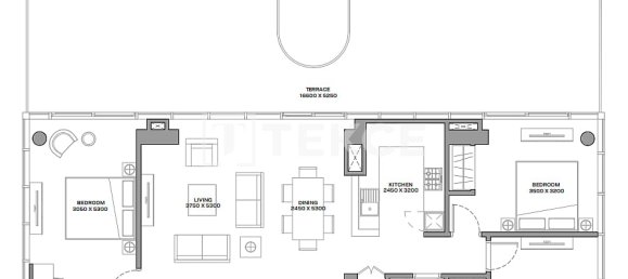 1 Schlafzimmer Wohnung in Umm Al Quwain, UAE, Nr. 97182 2