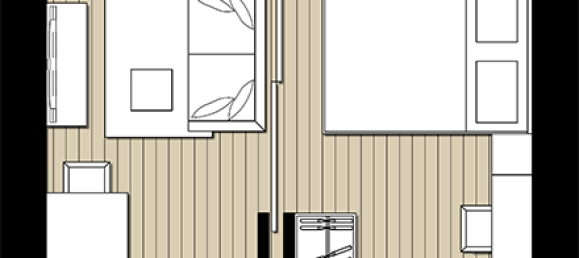Кондоминиум  с 1 спальней в Банг Рак, Таиланд № 9441 6