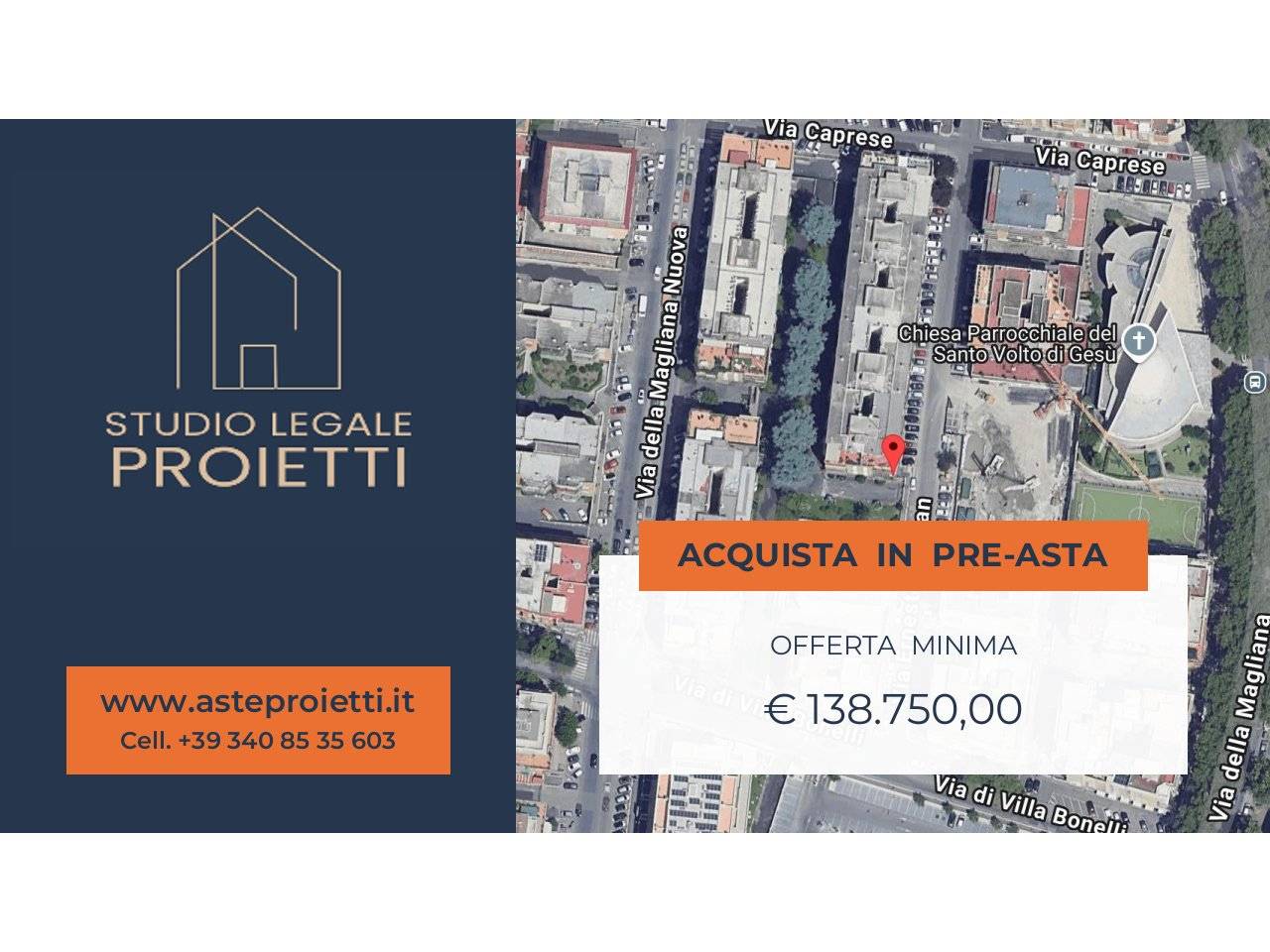 1 bedroom Apartment in Rome, Italy No. 310493