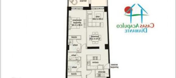 3 Schlafzimmer Wohnung in Guerrero, Mexico, Nr. 169918 2