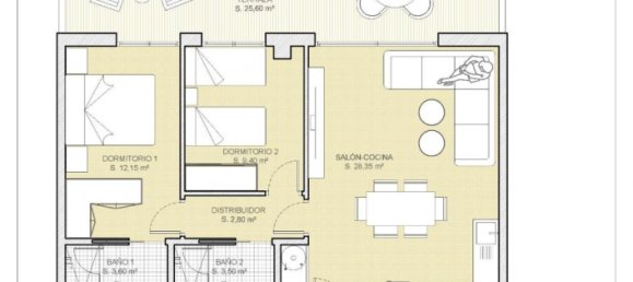 2 bedrooms Apartment in Finestrat, Spain No. 9598 3