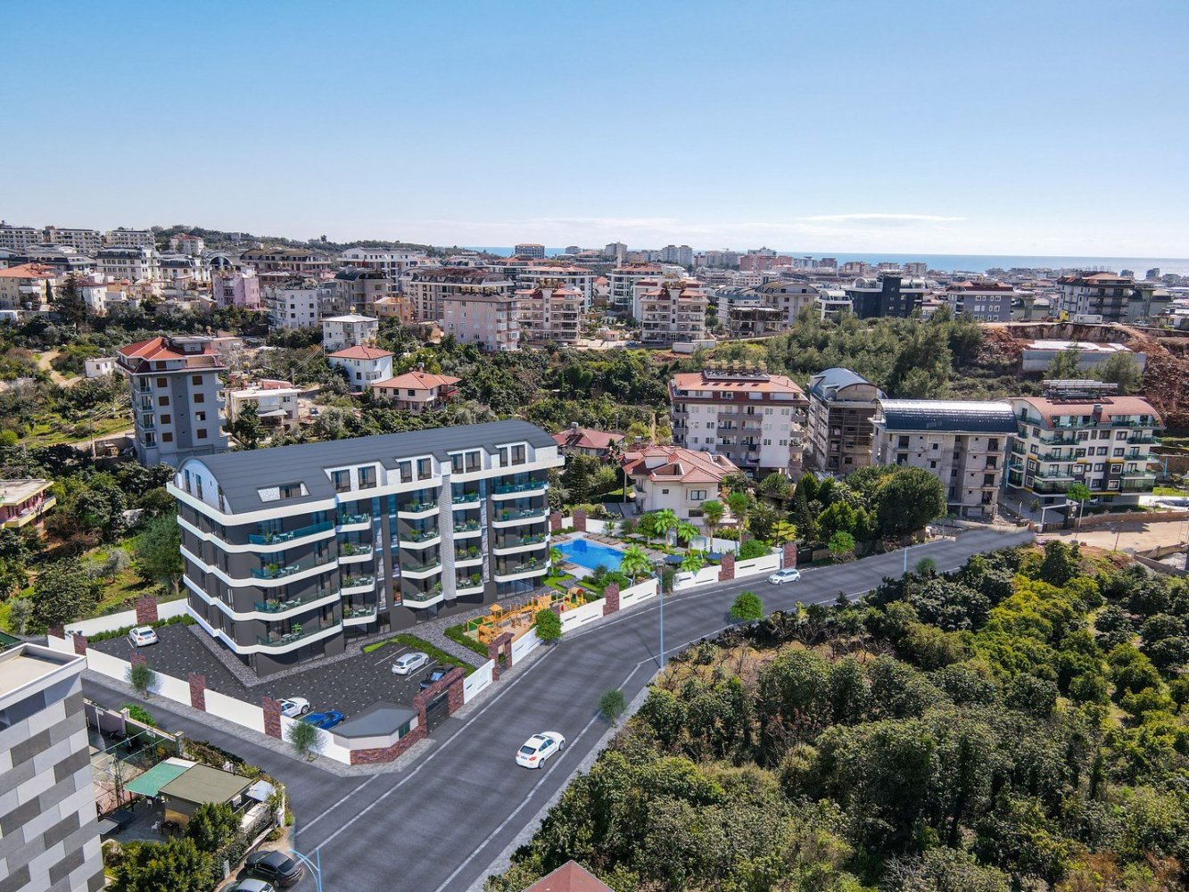 Apartment 2+1 in Oba, Turkey No. 14264