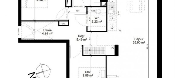 2 chambres Appartement à Douvres-la-Délivrande, France No. 354566 2