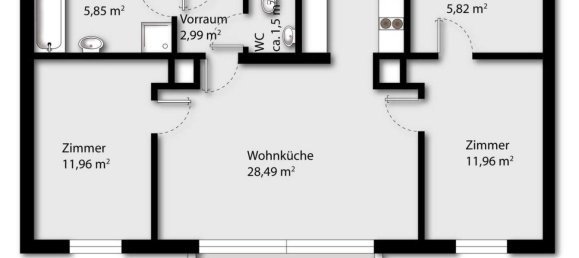 3 rooms Apartment in Dobling, Austria No. 142848 12