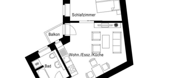 Квартира с 1 спальней в Шарлоттенбург, Германия № 41307 21