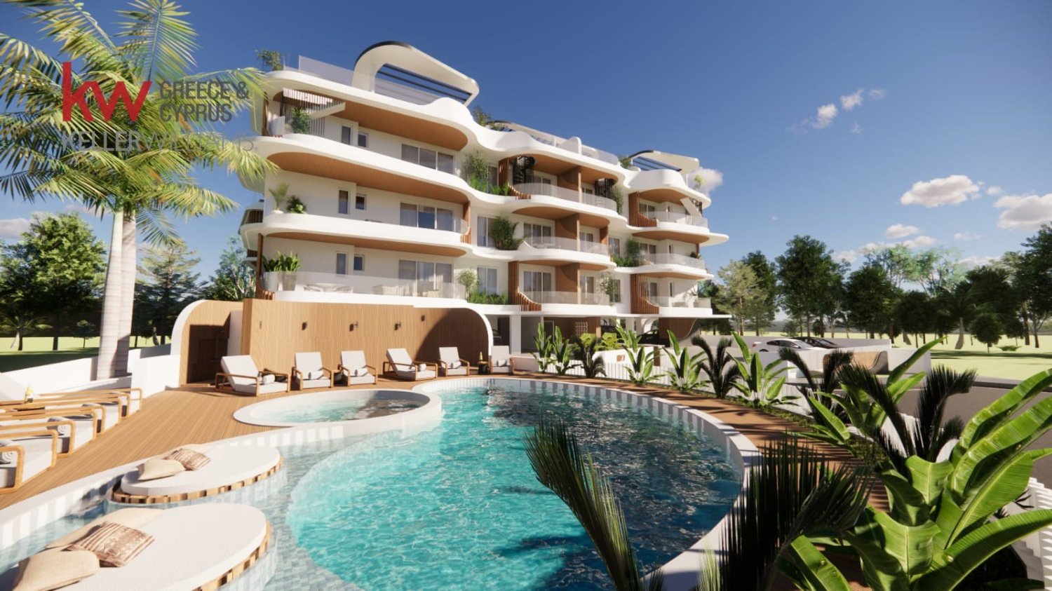 2 Schlafzimmer Wohnung in Larnaka, Cyprus, Nr. 174155