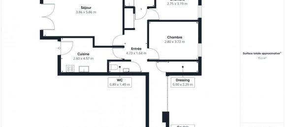 2 غرف نوم شقة في Nantes, France رقم 340624 17