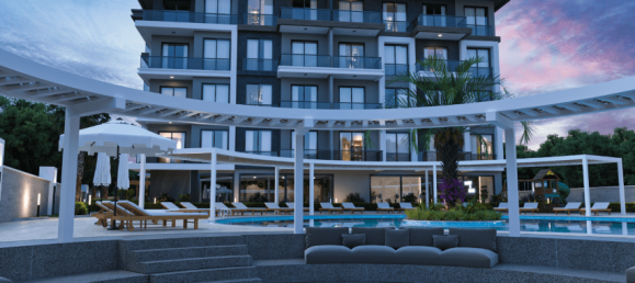 Пентхаус с 2 комнатами в Оба, Турция № 9799 3