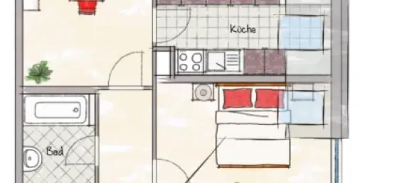 3-salle Appartement à Ludwigshafen am Rhein, Germany No. 300655 8