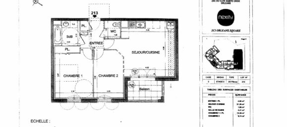 1 Schlafzimmer Wohnung in Orleans, France, Nr. 53189 6