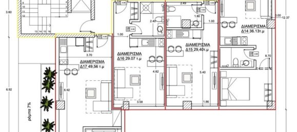 2 Schlafzimmer Wohnung in Piraeus, Greece, Nr. 54718 2